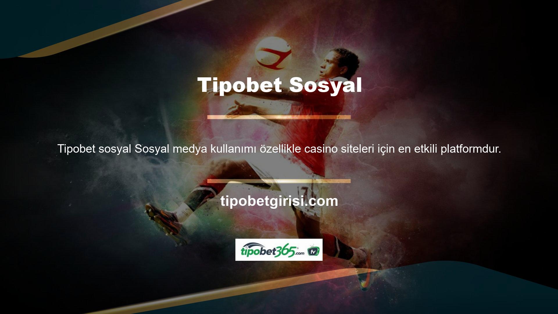Tipobet, bu platformları kullanan en aktif casino sitesidir