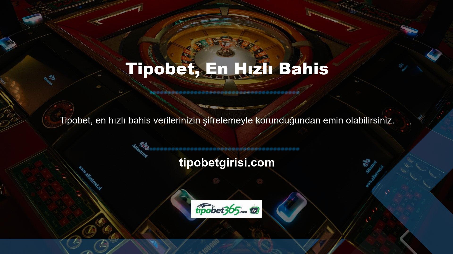 Tipobet, en hızlı bahis yöntemlerini kullanarak para kazanabileceğiniz harika bir bahis sitesidir